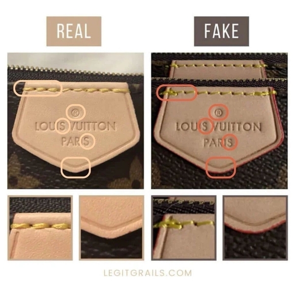KNOWING YOUR LUXURY! REAL VERSUS FAKE 💯👀 LOUIS VUITTON - Picture 10 of 14
